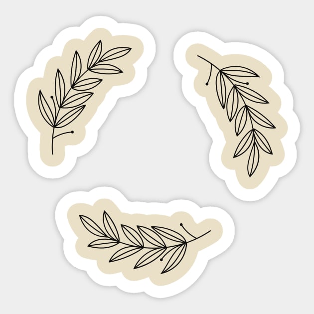 floral wreath Sticker by InspirationalDesign